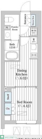 ライオンズフォーシア築地ステーションの物件間取画像